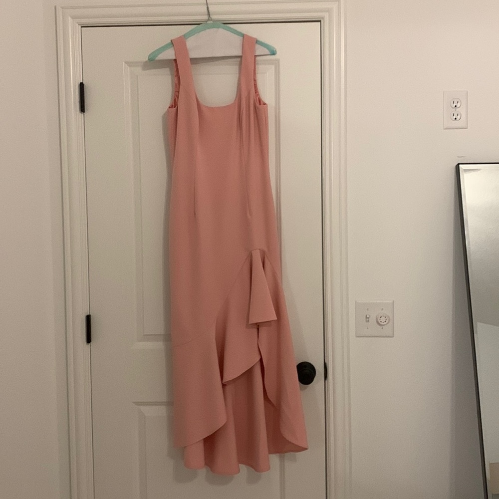 Bardot pink asymmetrical dressUS 6/S